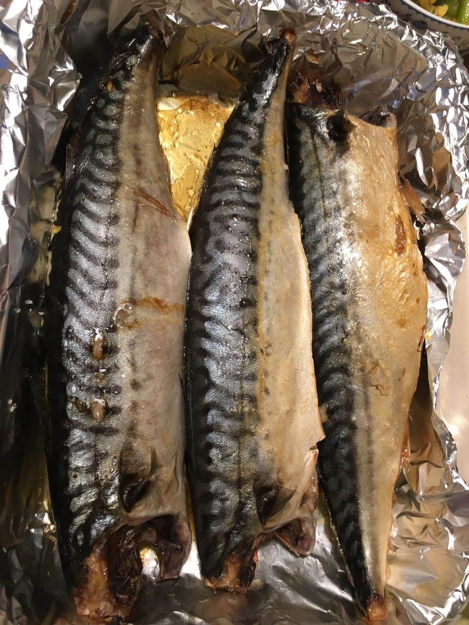 日式盐烤青花鱼