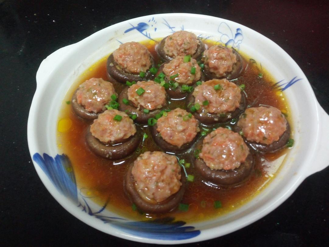 豆腐肉末酿香菇