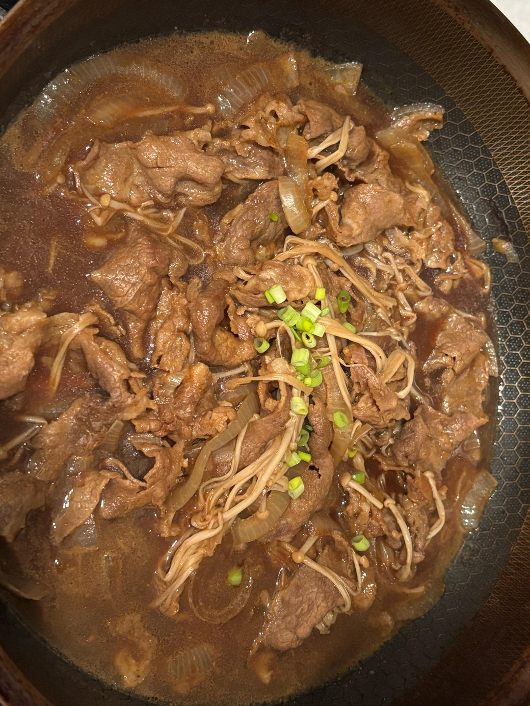 【生酮低碳】洋葱烩金针菇肥牛