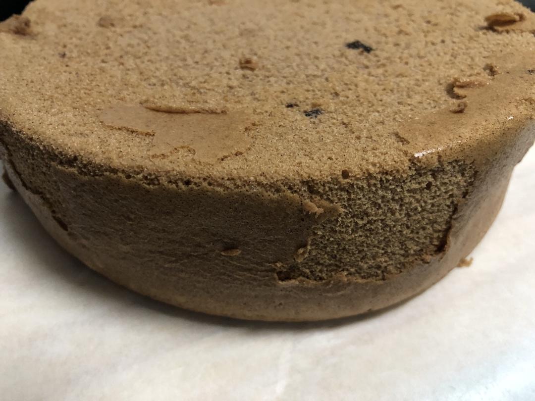 可可戚风蛋糕～8寸～百分百成功
