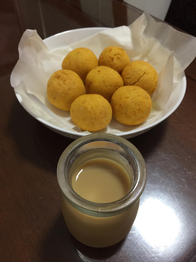 红薯系列——夹馅红薯丸子（奶酪）