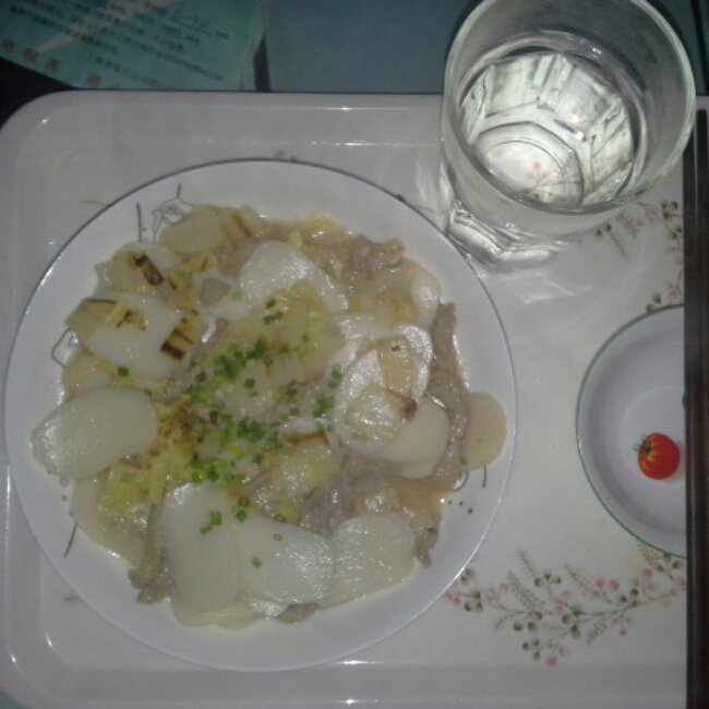 白菜炒年糕