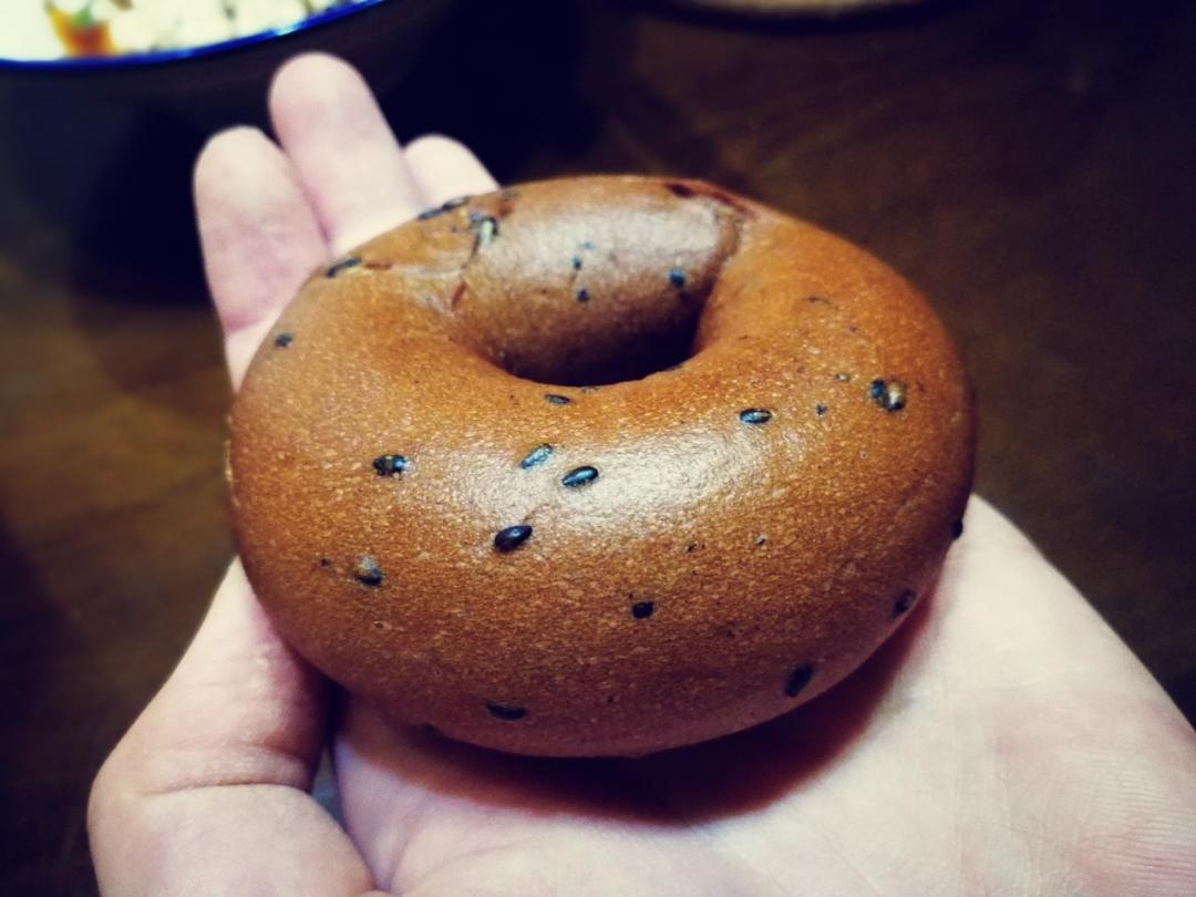 海盐巧克力贝果