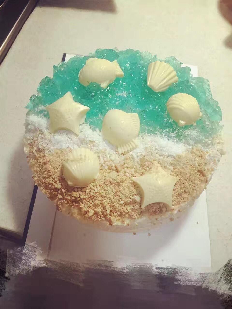 海洋酸奶慕斯蛋糕