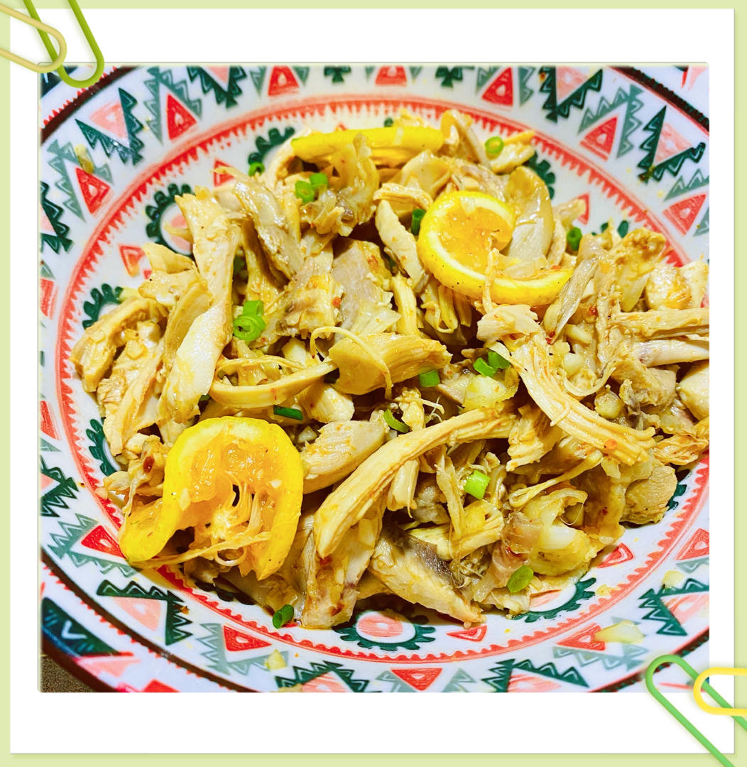 柠檬酸辣手撕鸡