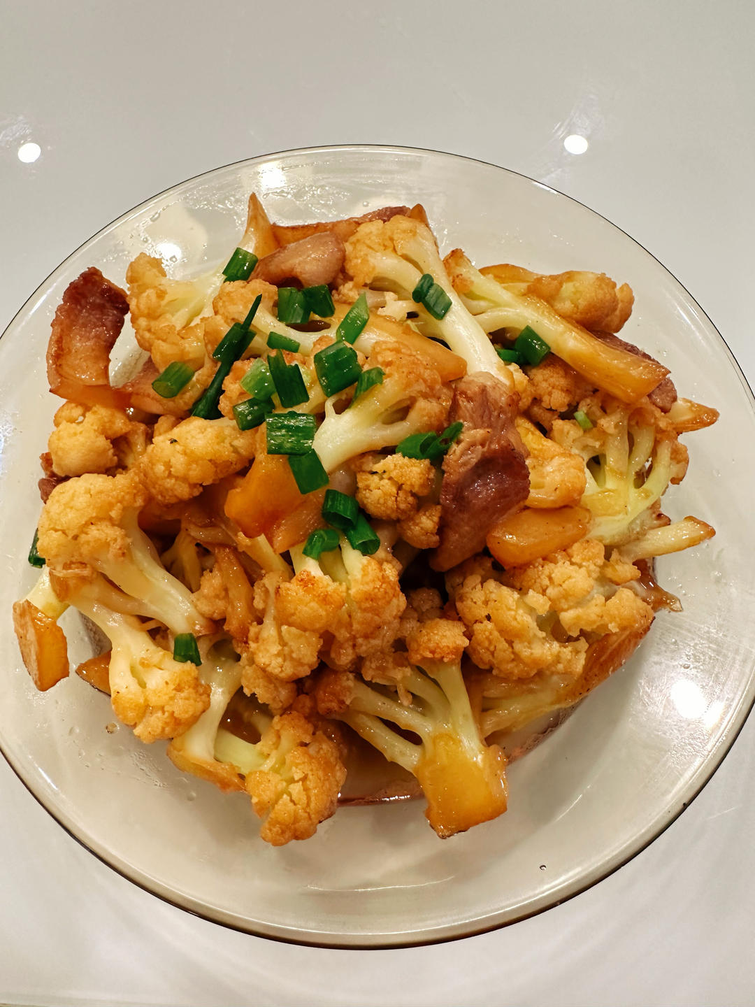 家常花菜炒肉