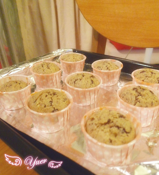 香蕉巧克力碎片麦芬