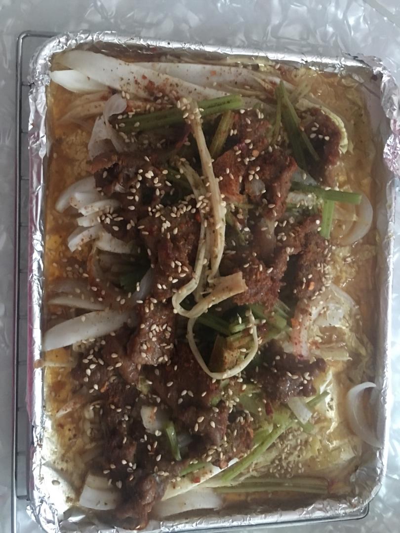 锡纸烤牛肉