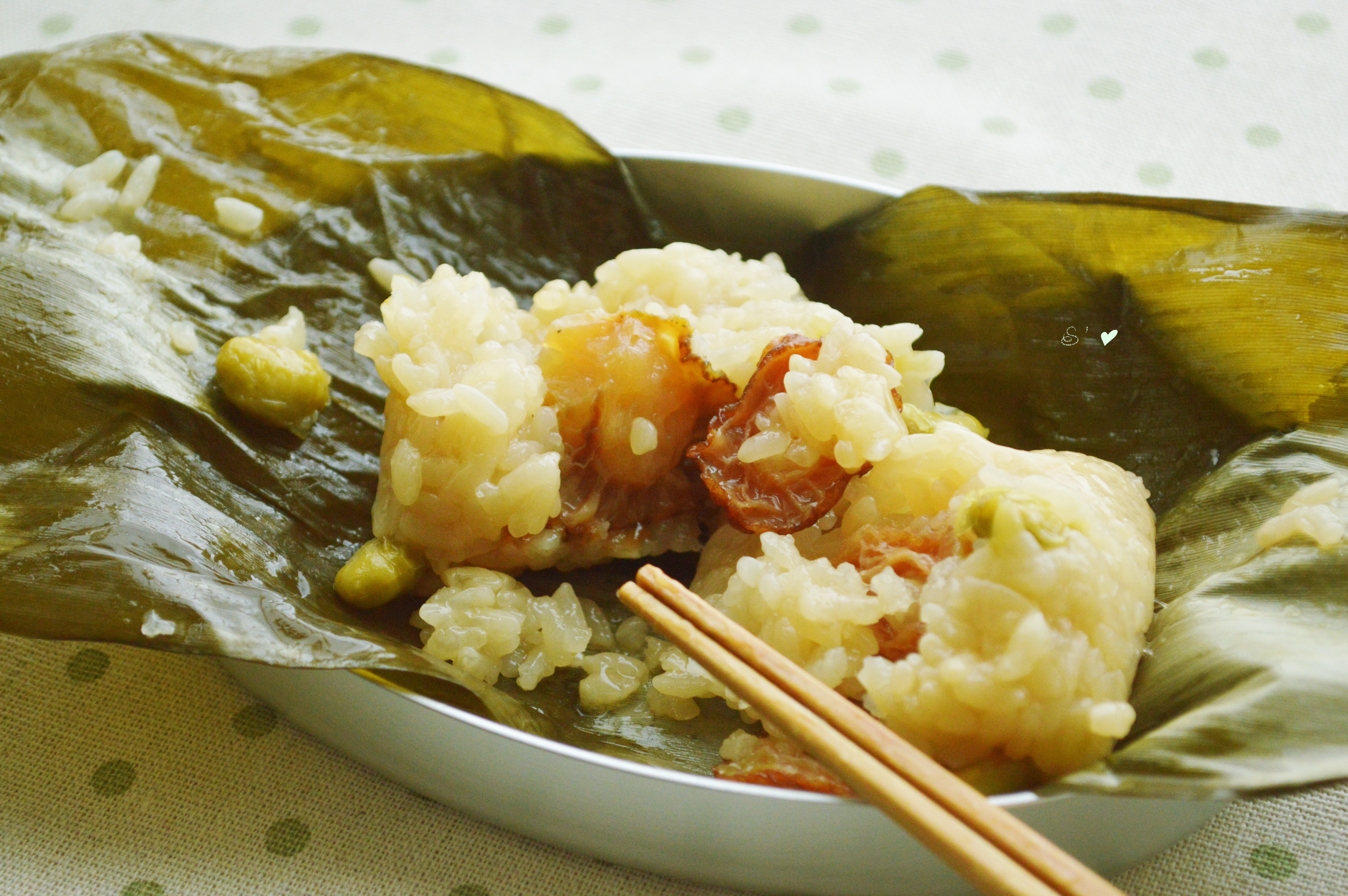 日式风味竹轮扇贝粽