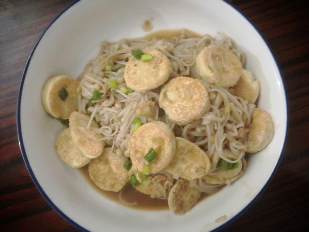 金针菇烧日本豆腐