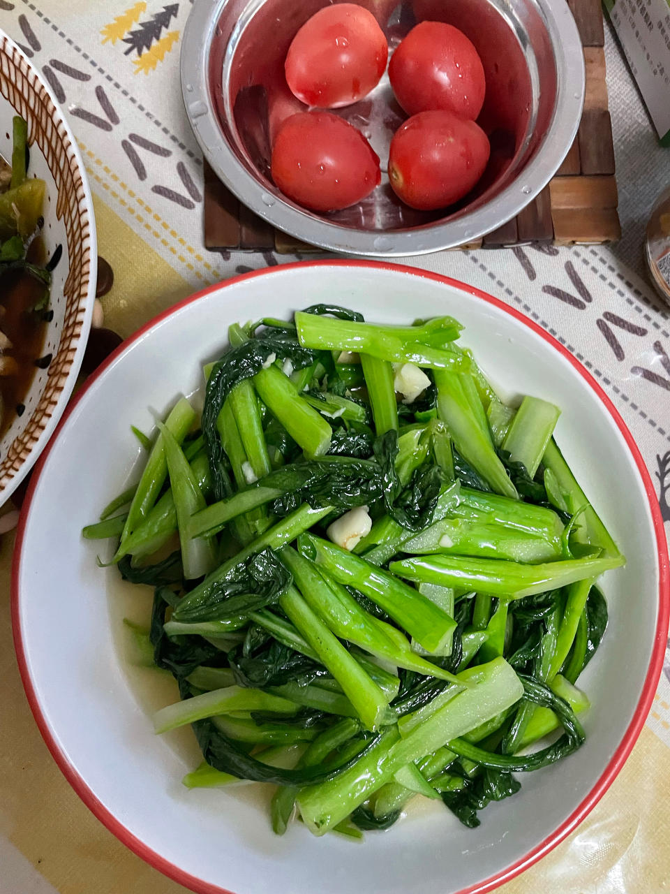 素炒菜心
