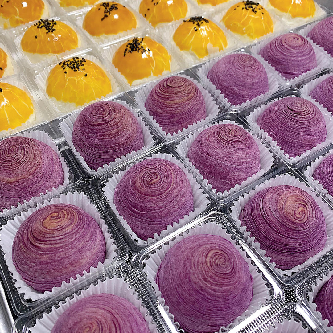 3种口味螺旋酥 纹路清晰不破酥