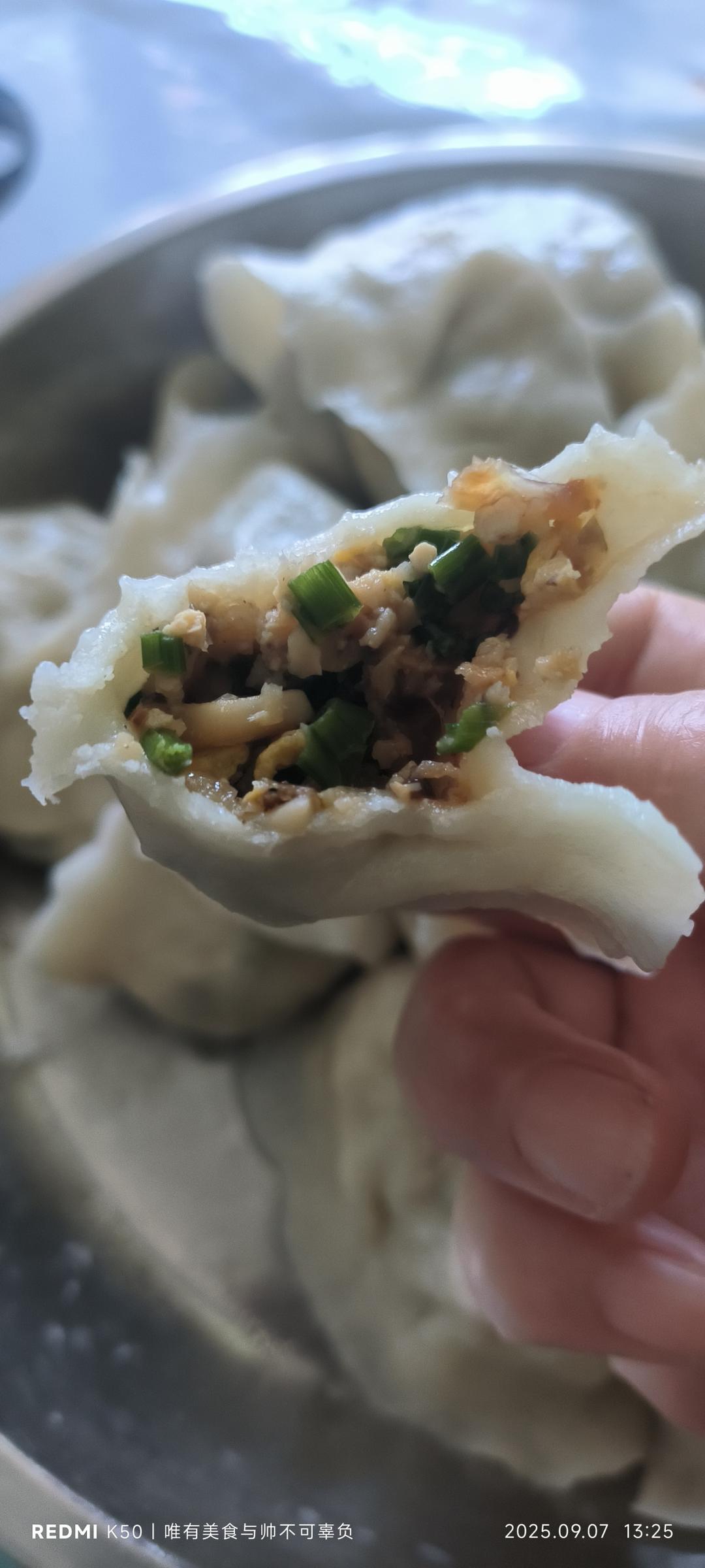 比肉香的韭苔菌菇馅儿☞素食主义