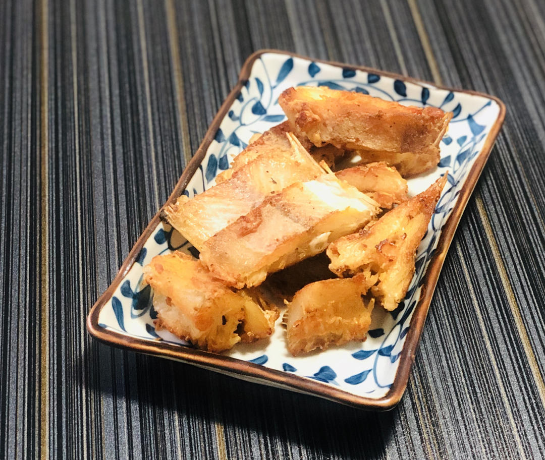 阿时_城市人家装饰做的香煎马哈鱼