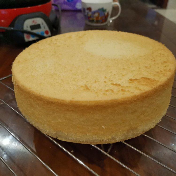 超好记八寸戚风蛋糕（后蛋法）