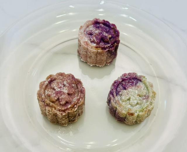 紫薯山药月饼 8M+的做法