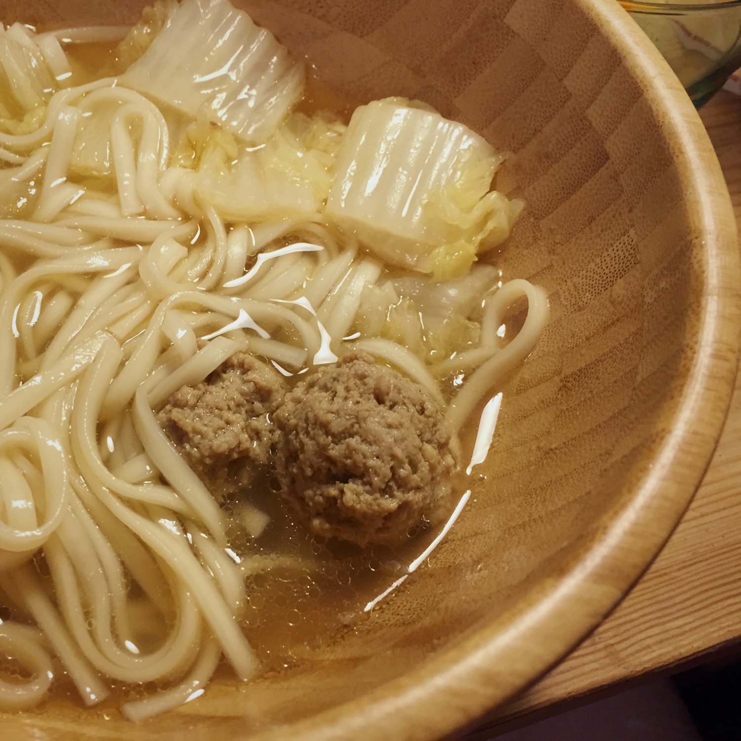 小葱麻油酱油面