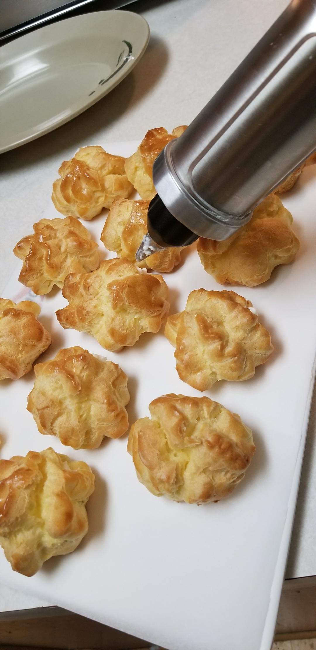 奶油泡芙cream puff的做法