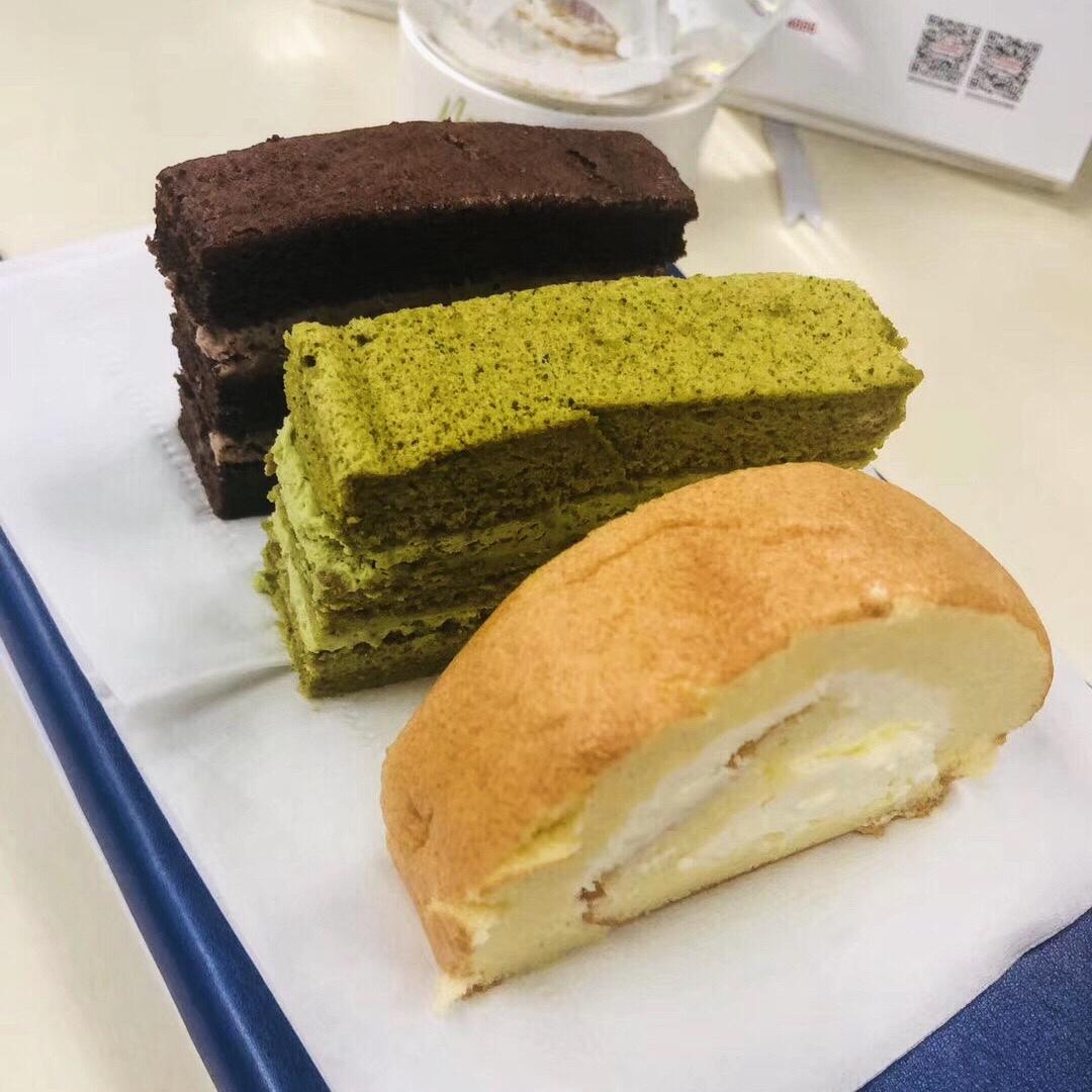 抹茶红豆蛋糕卷