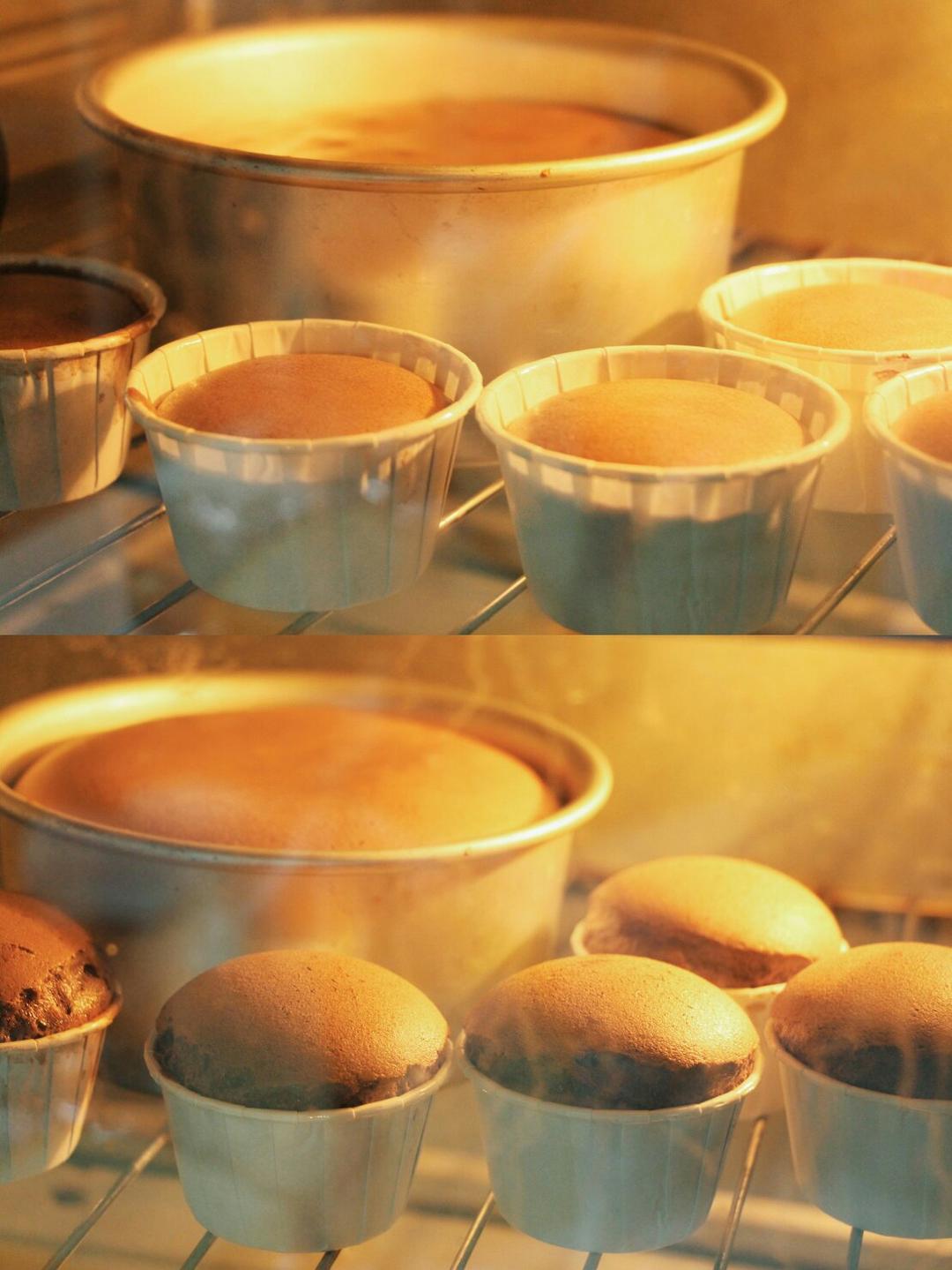 不消泡的巧克力戚风