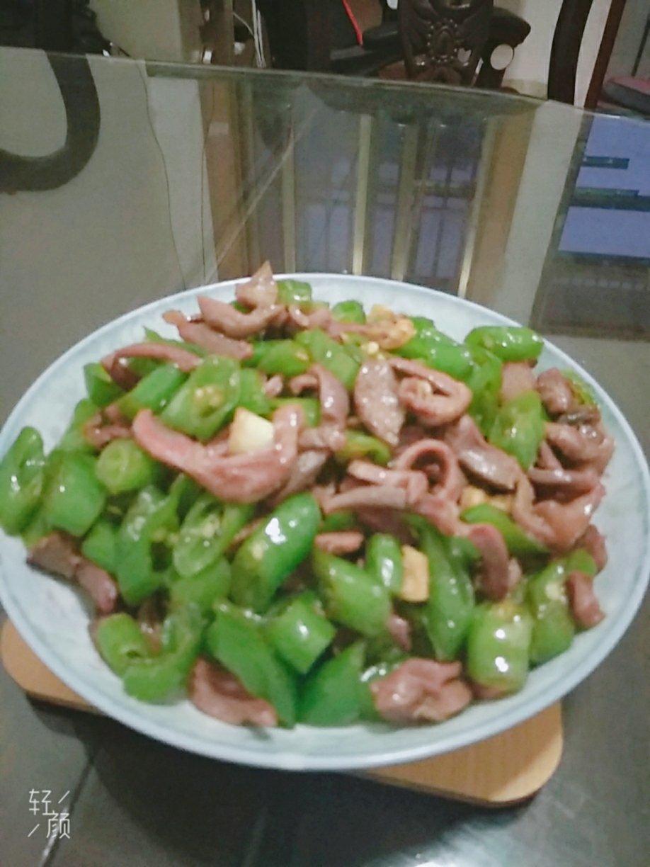 爆炒鸡胗