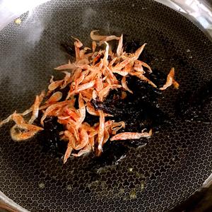 紫菜虾皮蛋炒饭的做法 步骤5