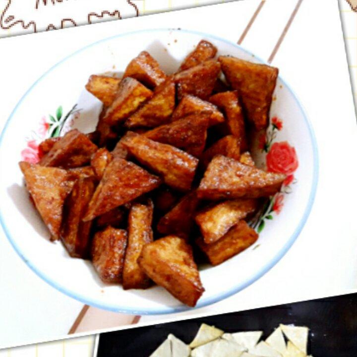 蜜汁小三角豆干