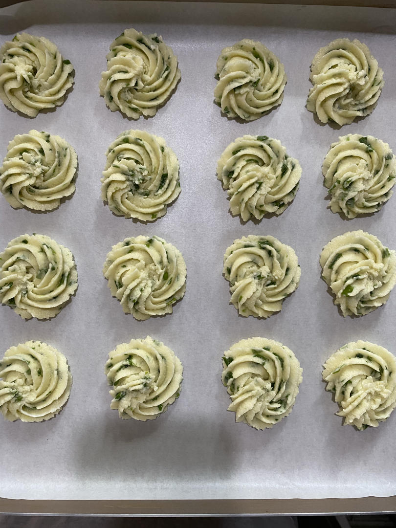 葱香曲奇——酥脆的咸味饼干