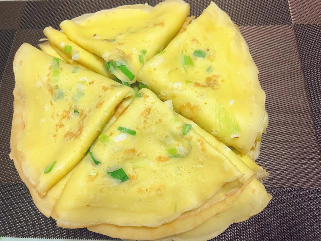 培根香葱鸡蛋饼