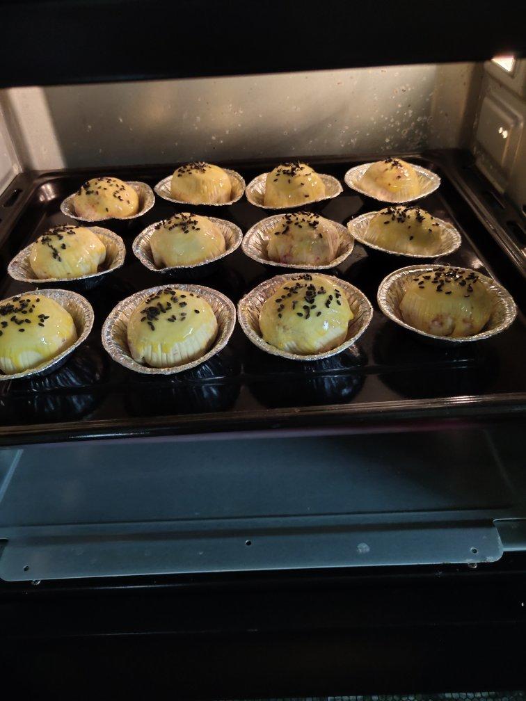 紫薯爆浆芝士球