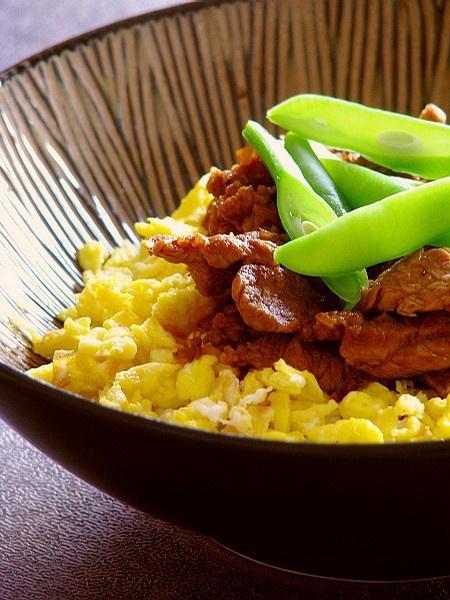 鸡蛋牛肉饭的做法