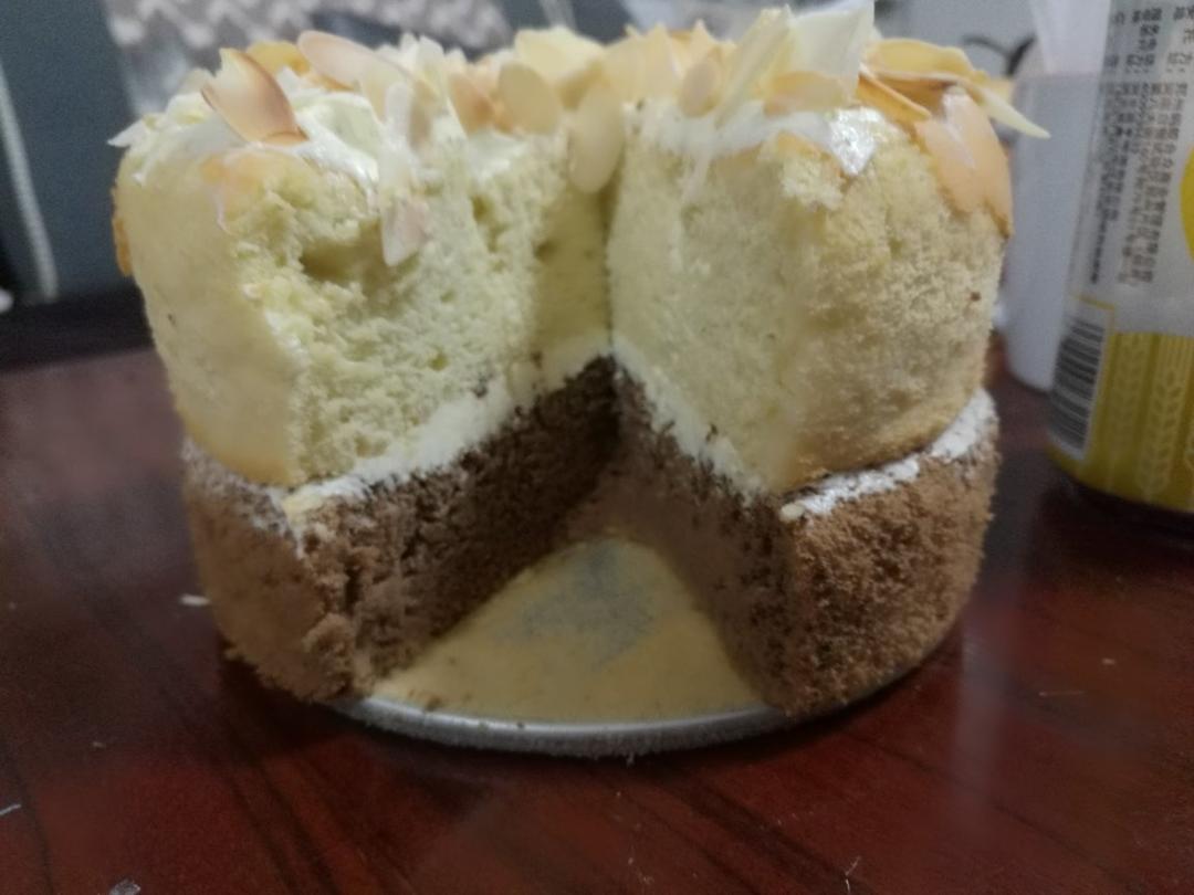 6寸加高~咖啡☕戚风