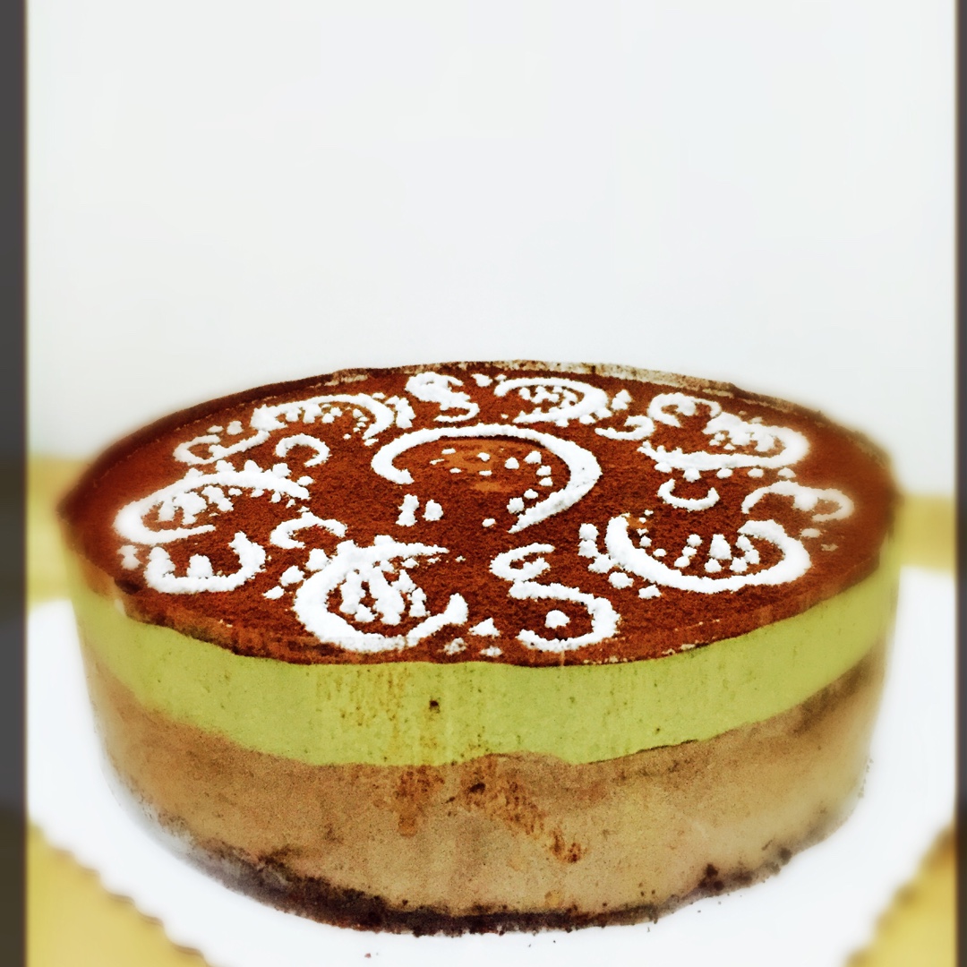 巧克力抹茶慕斯蛋糕