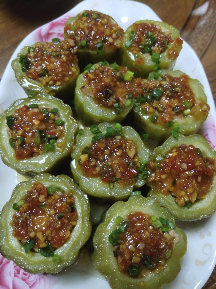 客家菜—苦瓜酿肉（消暑菜品）