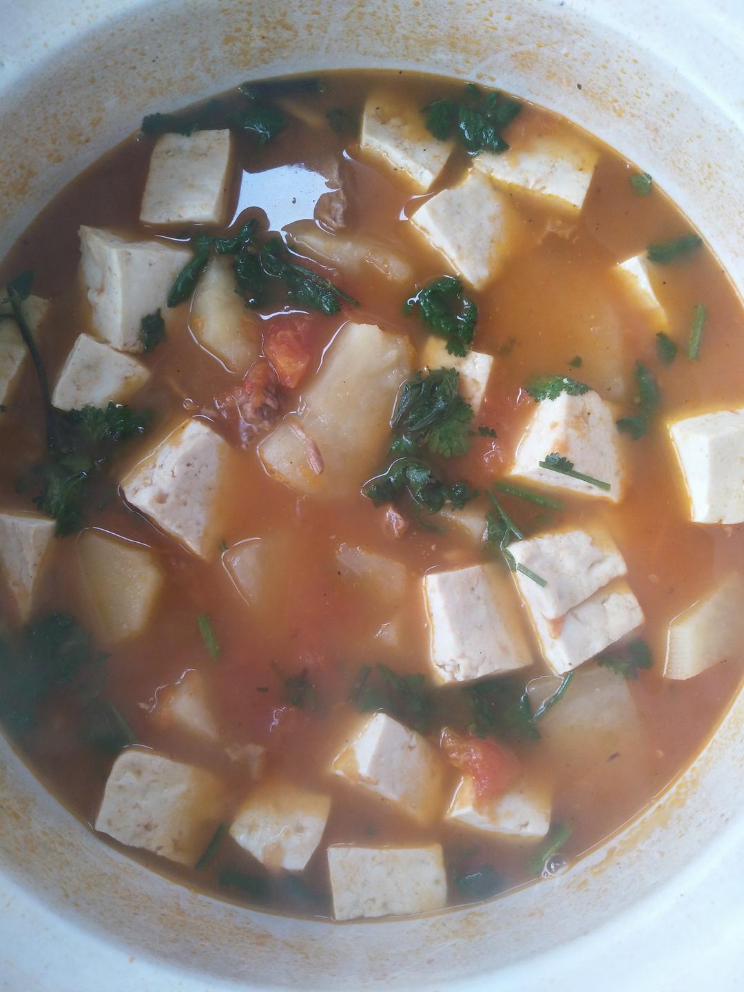 番茄土豆炖牛腩