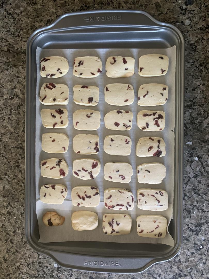 低糖少油版蔓越莓饼干