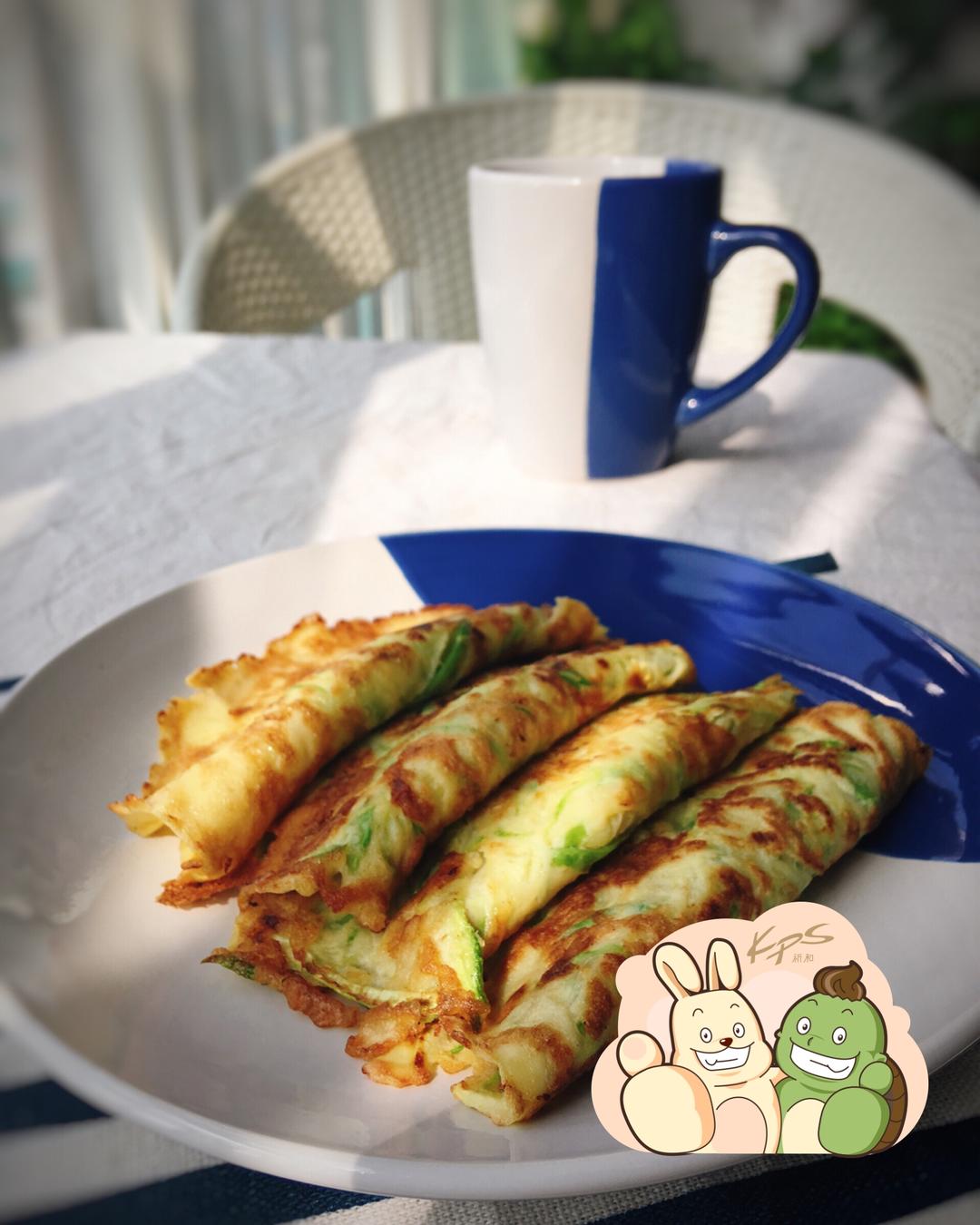 西葫芦鸡蛋饼