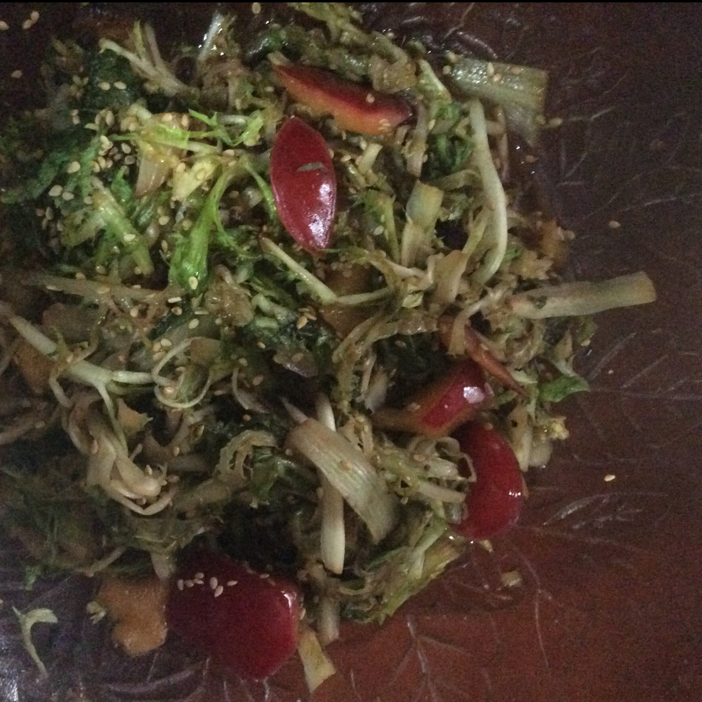 油醋汁苦苣沙拉