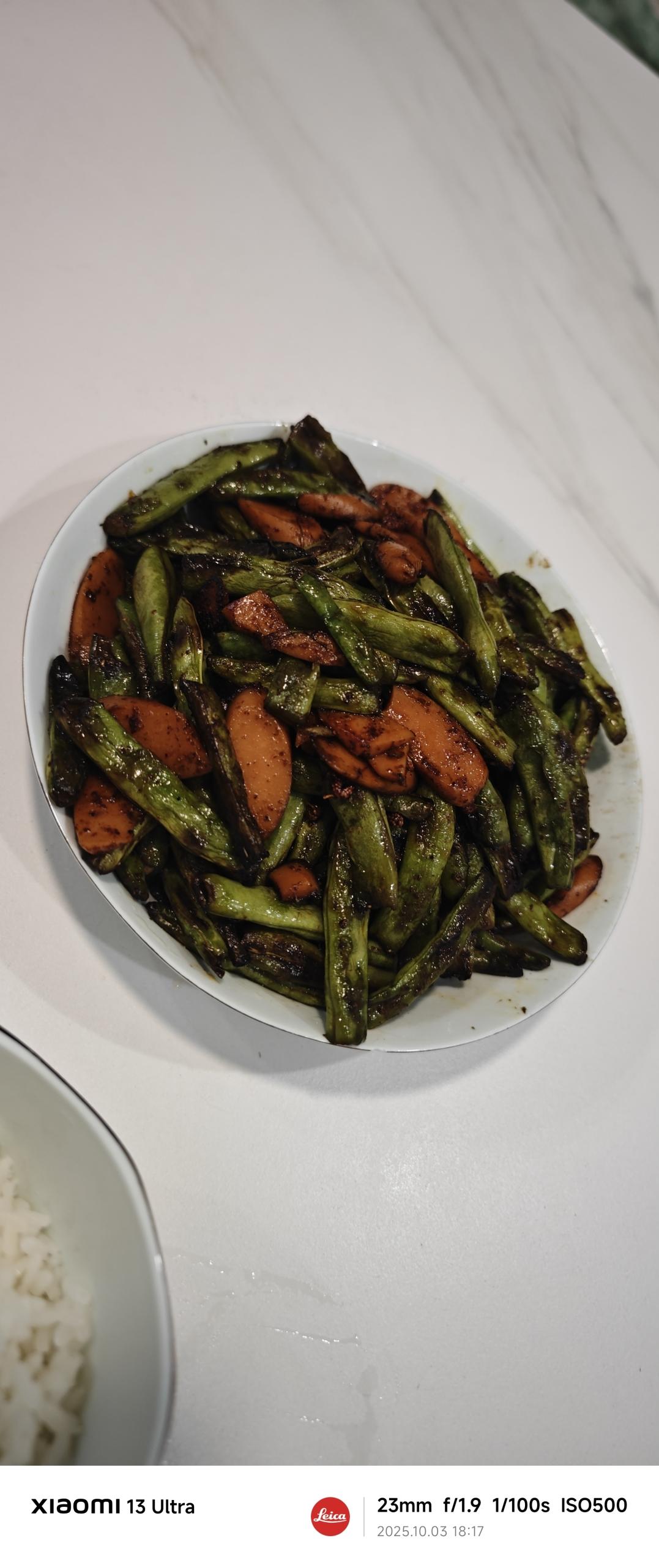 家庭版干煸豆角