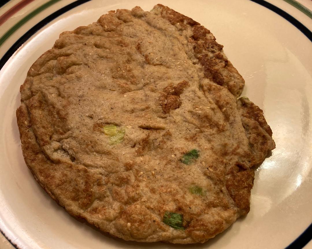 生酮椰子粉香葱蛋饼的做法