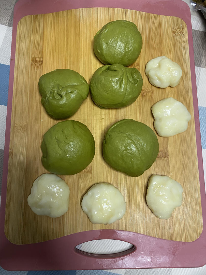 成功率100%的抹茶麻薯小餐包
