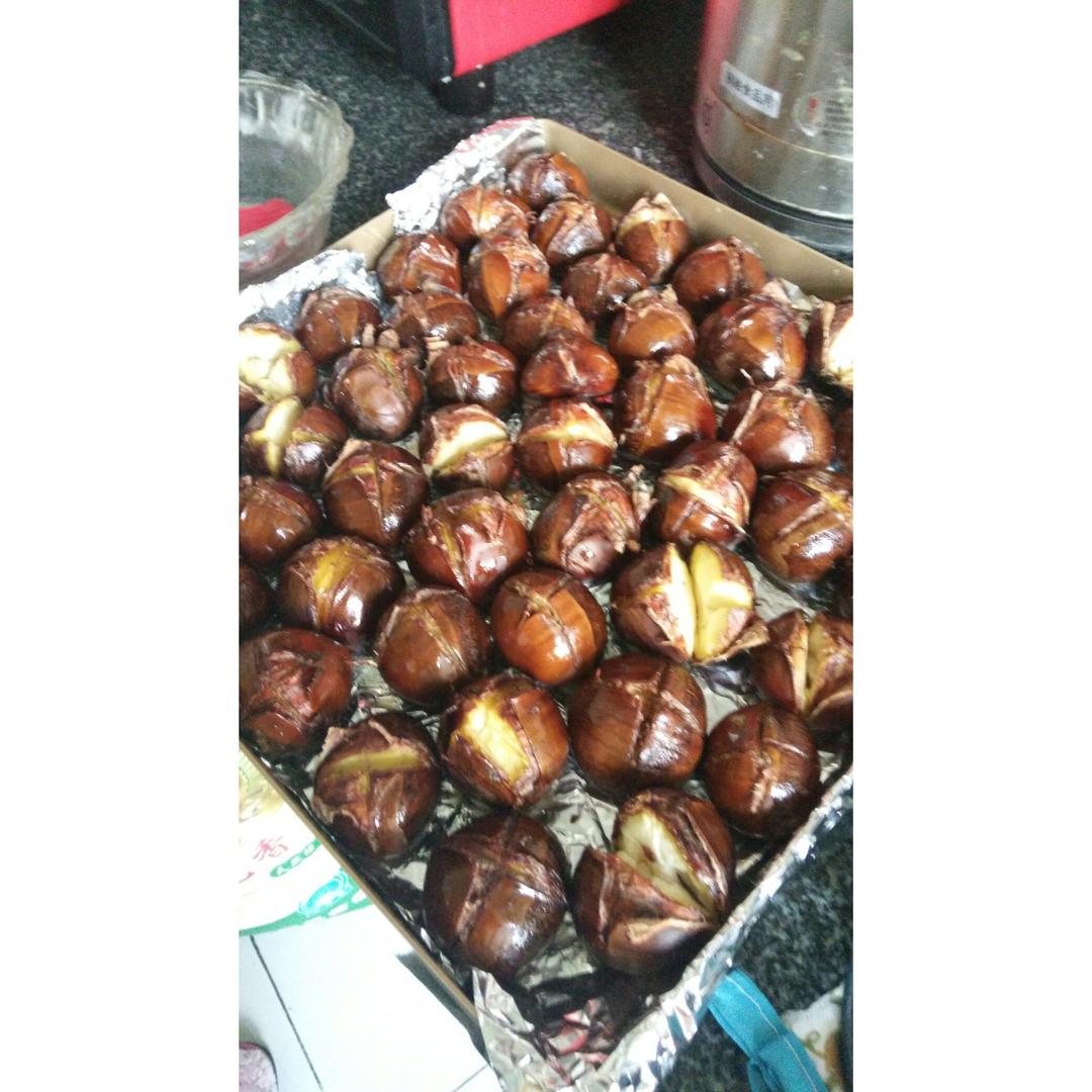 烤箱版糖炒栗子