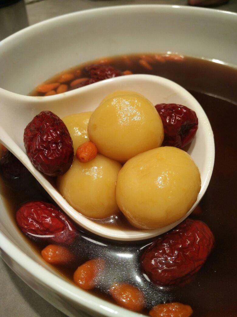 南瓜红糖糯米丸子