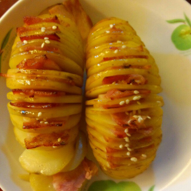 培根风琴烤土豆