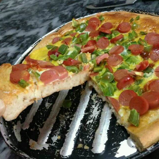 自制pizza  百做无误的饼皮哦