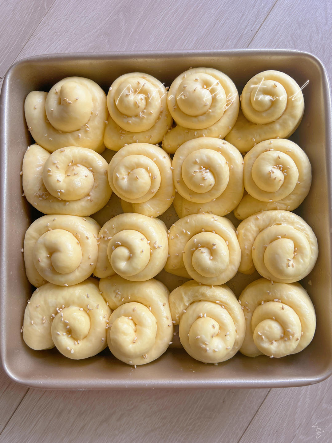 奶油蜂蜜小面包