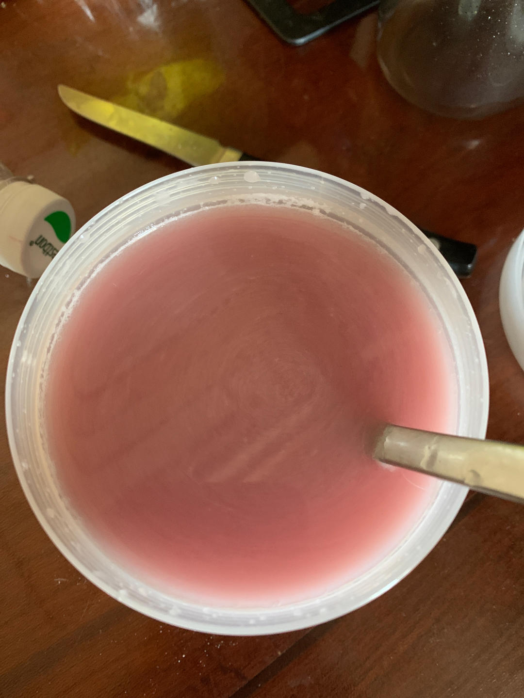 粉红的诱惑：破壁机版蜂蜜石榴汁