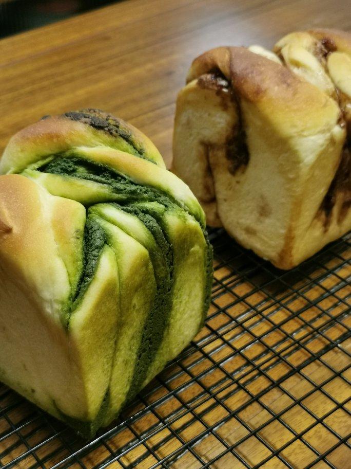 抹茶奶酥吐司