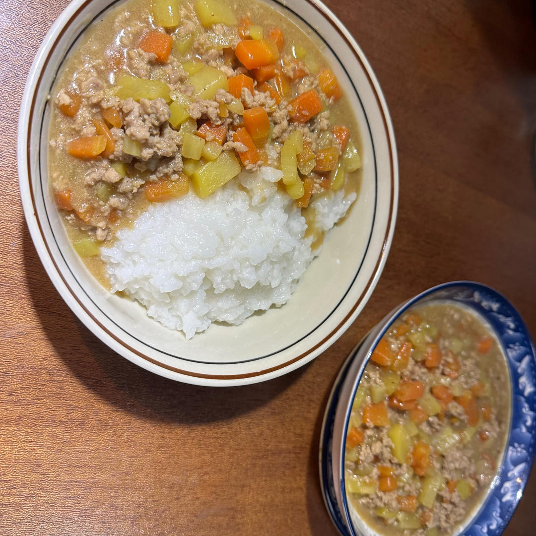 肉沫土豆盖饭