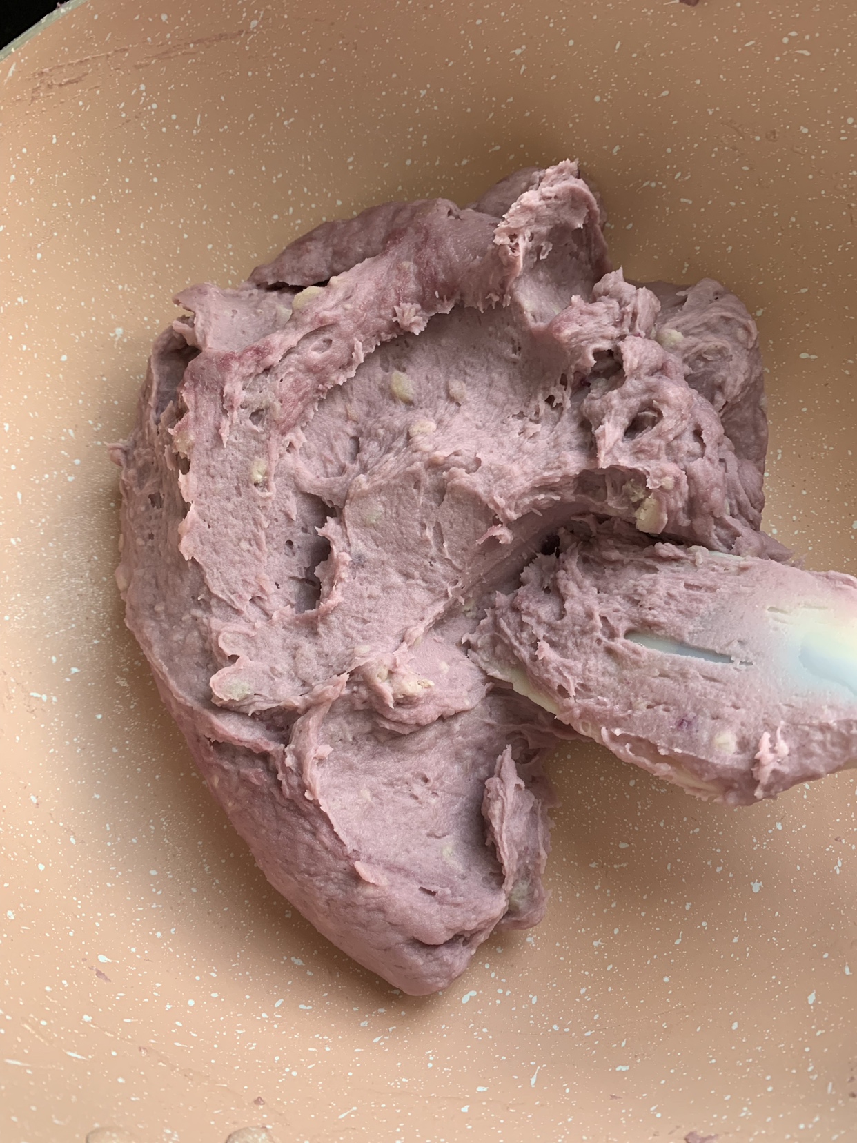奶香紫薯香芋馅的做法 步骤7